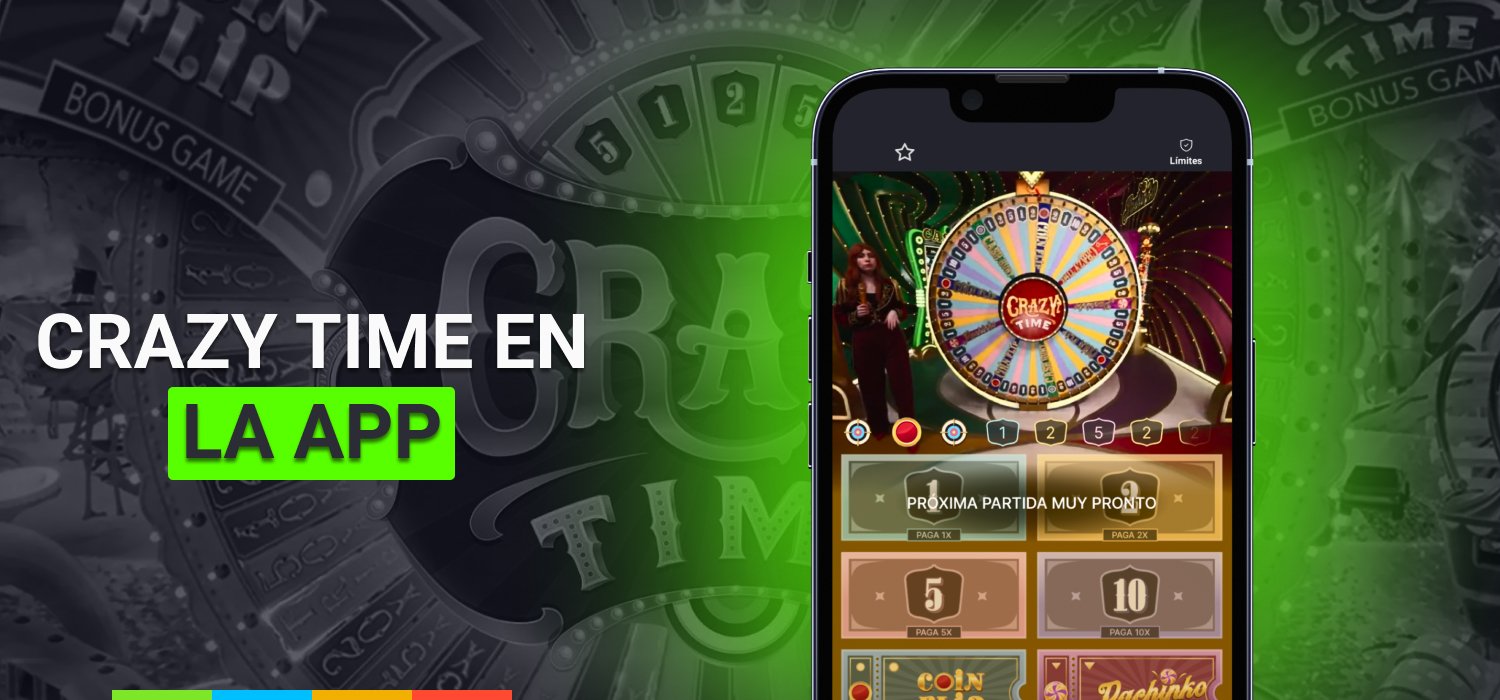 tiempo loco en la aplicación móvil