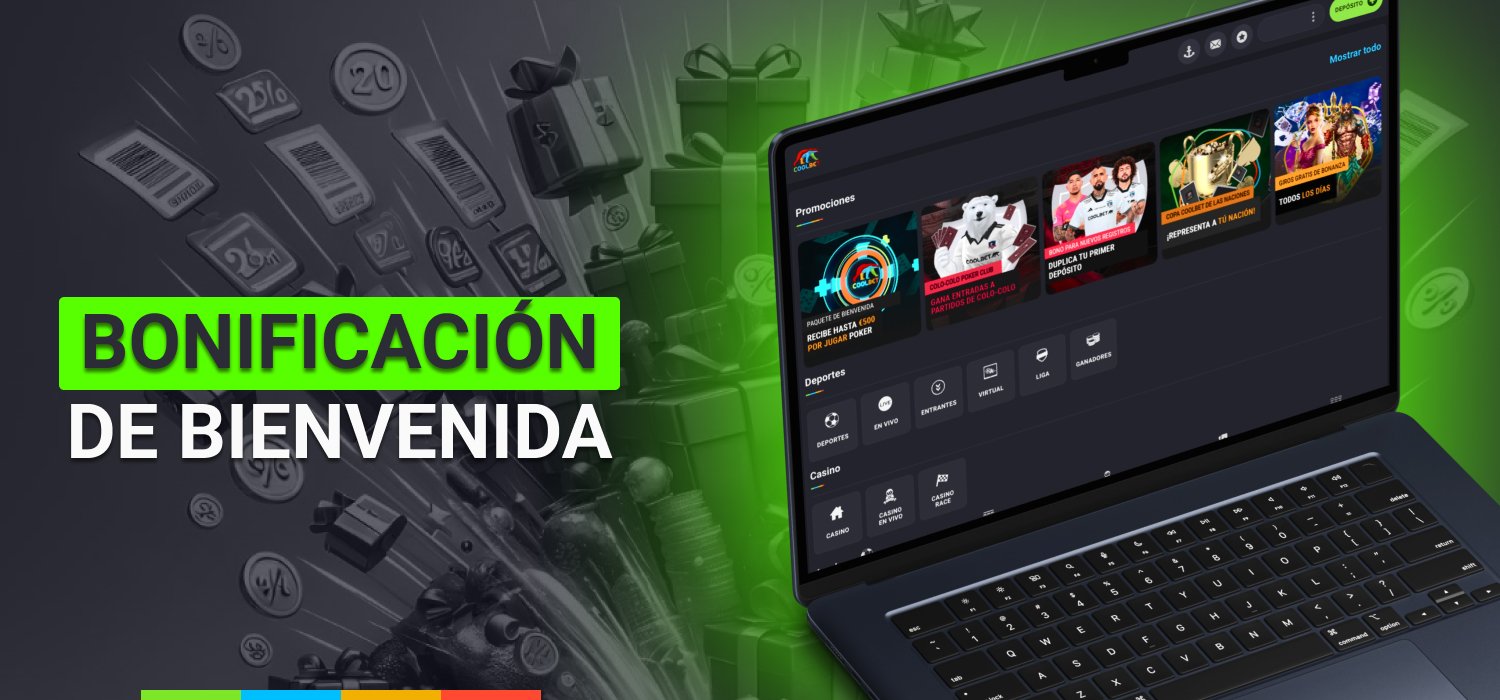 bonificaciones de bienvenida para nuevos usuarios